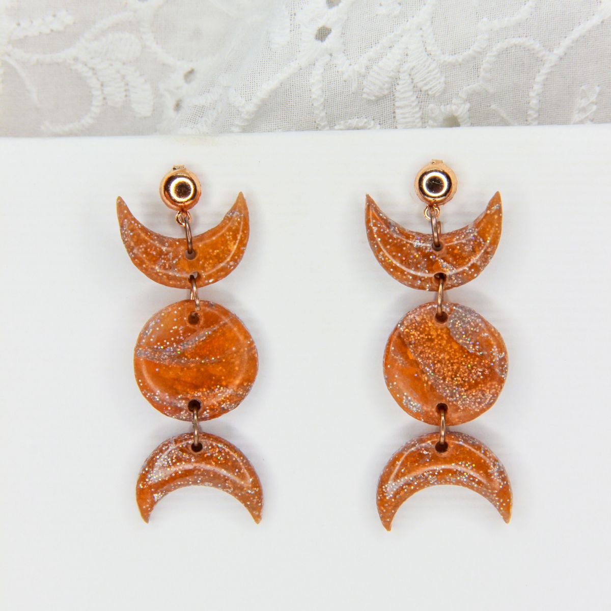 Amber Mini Moon Phases